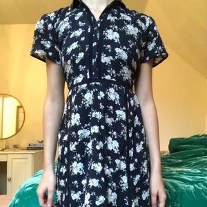 abercrombie floral dress